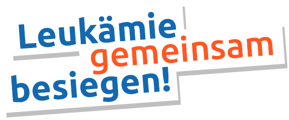 Leukämie gemeinsam besiegen Slogan